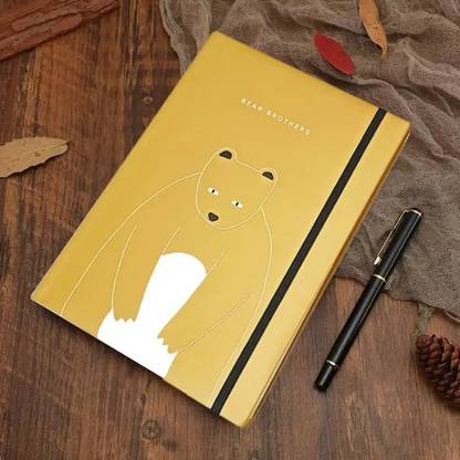 CREATIVE CONVERT Bear Brothers A5 Journal Single Line 160 Pages