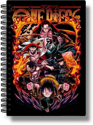 buddytales One Piece Anime A5 Notebook Unruled 120 Pages