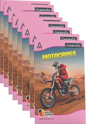 Classmate Exercise Book, Single Line NoteBook, Long Size Notebook, 172 Pages, 31.4x19.4cm, Regular Notebook ruled 172 Pages