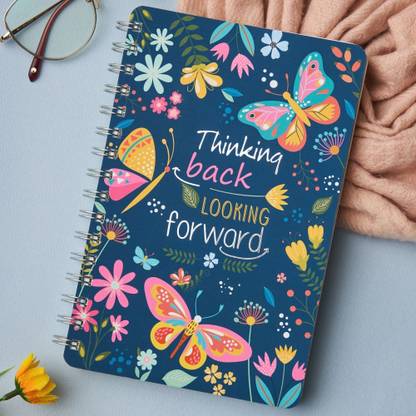 Doodle Happiness Wiro Bound A5 Planner/Organizer Ruled 216 Pages