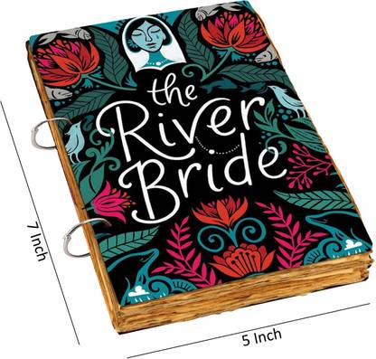 DI-KRAFT Designer UV print wooden diary with vintage paper 5*7 inches A5,100 paper-mk10 A5 Journal Unruled 100 Pages