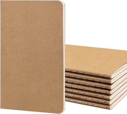 TWONE Pocket Notebook Mini 8 Pack Notebooks 3.5 x 5.5 inches Pocket-size Notebook Blank 64 Pages