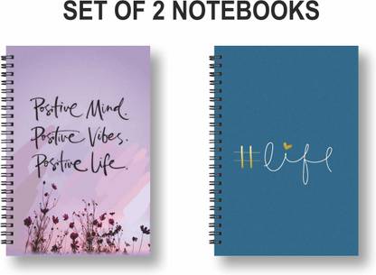 ROT RIX combo of 2 Notebooks A5 Diary Unruled 144 Pages