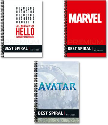 Best Spiral Notebooks | 200 Pages UnRuled Notebook | A4 Size Paper | A4 Notebook UnRuled 200 Pages