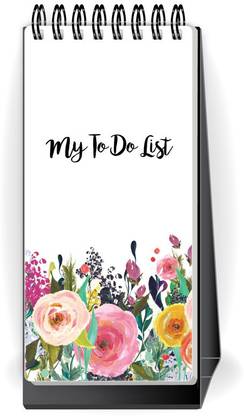Nourish Desktop Standing To Do List Regular Desk Planner Ruled 50 Pages