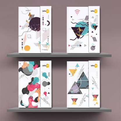 NAVNEET Youva Case Bound CBNB Magnetic My Notes 14.8x21 cm Single Line Regular Note Book Single Line 192 Pages