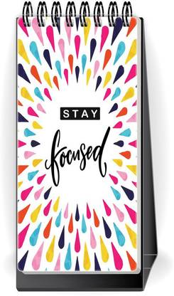 Nourish Desktop Standing To Do List Regular Desk Planner Ruled 50 Pages