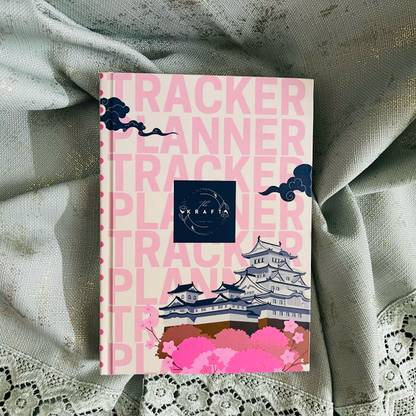 The Kraft Japanese Blossom Planner Collection A5 Planner/Organizer Weekly planner and tracker 220 Pages