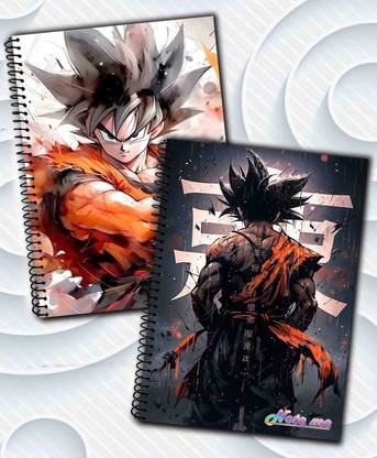 NOTEme Goku Power Mode Edition A5 Notebook Unruled 200 Pages