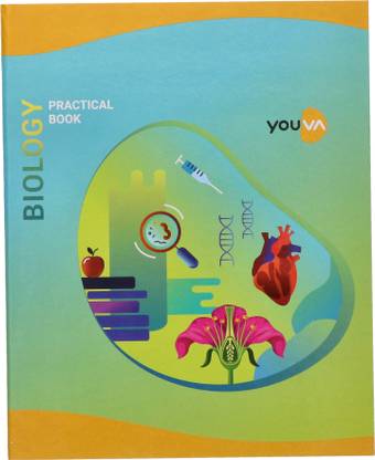 NAVNEET Youva | Biology Practical Book | 21.5 x 26.5 cm 1 Ruled / 1 Plain | 172 Pages Regular Notebook 1 Side Ruled & 1 Side Plain 172 Pages