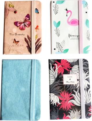 Blooming Box Mini Diary For Girls Pocket-size Diary Single Ruling 160 Pages