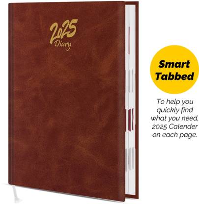 Abstract Collection Hard Bound Diary with Sunday Half Pages Regular Diary 2025 B5 Diary Single Rule 365 Pages
