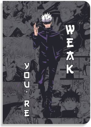 Flexible Solution Anime Gojo You're Weak A5 Notebook Ruled 96 Pages