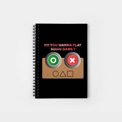 craft maniacs SQUID GAMES SPECIAL NOTEBOOK A5 Diary RULED 160 Pages