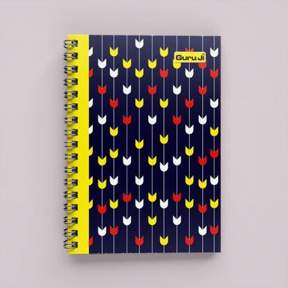 Shingari Enterprises 6 Subject Spiral Notebook (SET OF 2) A4 Notebook SINGLE LINE 300 Pages