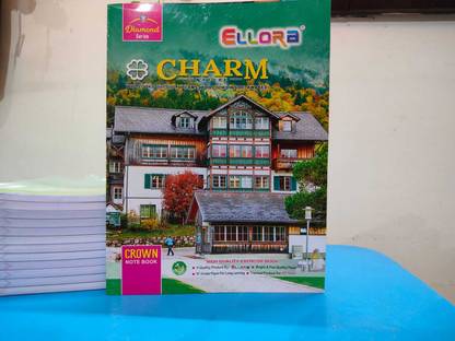ELLORA Charm Regular Note Book Single line 172 Pages