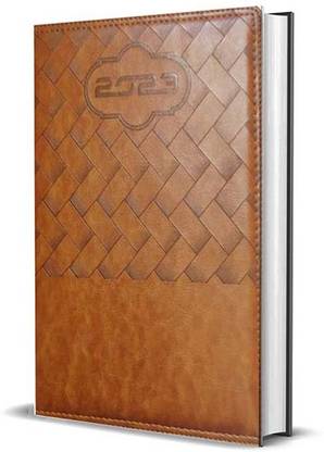 Greeshma PU Leather Executive Planner Diary 2022 Regular Diary Single Rule 365 Pages
