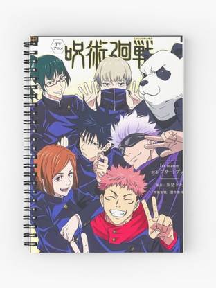 craft maniacs JUJUTSU KAISEN NOTEBOOKS A5 Notebook RULED 160 Pages