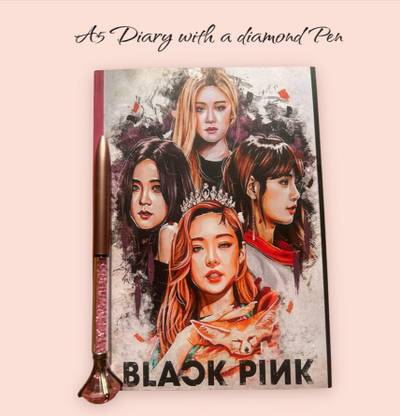 cheyenne Black Pink Diary A5 Diary Paper 250 Pages