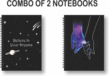 ROT RIX combo of 2 Notebooks A5 Diary ruled 144 Pages