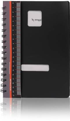Pragya Elite Collection|Wire-O Notebook|(14.5x21 CM)|70 GSM|Strong Plastic Cover A5 Notebook Single Line 160 Pages