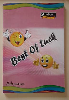 Shubham A4 64 gsm paper A4 Notebook Black and white 240 Pages