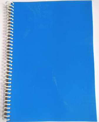 Satyananda Enterprise Spiral binding notebook A4 Notebook Unruled 172 Pages