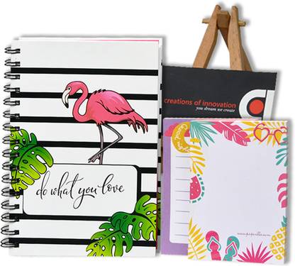 Flipkart SmartBuy FLAMINFO Daily Planner - Journal to Productivity with To-Do-List. Regular Planner Unruled 150 Pages