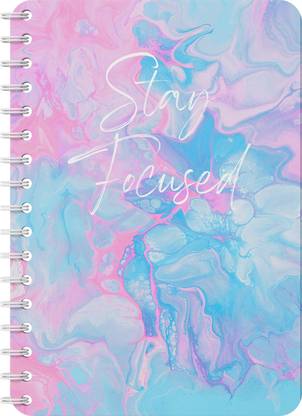 The Papier Ocean Undated Daily Productivity Tracker and Task Organizer A5 Planner/Organizer 80 GSM - 180 Lay Flat - Unique Twin Wiro Binding Design | To do List Ruled 160 Pages