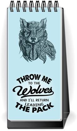 Nourish Desktop Standing To Do List Regular Desk Planner Ruled 50 Pages