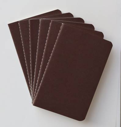 INNAXA Pocket Size Notebooks, 3.5 x 5.5" Softcover Mini Notebooks Pocket-size Note Pad Blank 64 Pages