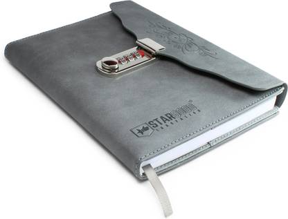Stargood Innovation Lock Diary A5 Diary Single Ruled 162 Pages