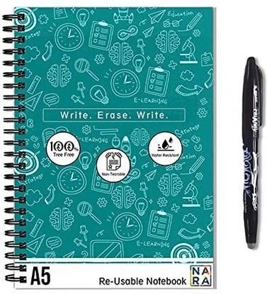NARA Smart Reusable Notebook A5 Notebook Yes 20 Pages