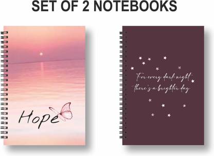 ROT RIX combo of 2 Notebooks A5 Diary Ruled 144 Pages