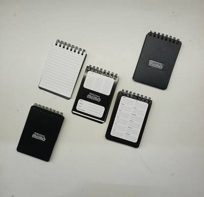 CuckooDiaries Pocket Size Spiral Small Notebook With Personal Memo Pocket-size Notebook Ruled 192 Pages