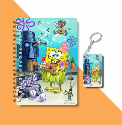 craft maniacs SPONGEBOB 2023 COLLECTION A5 Notebook RULED 160 Pages