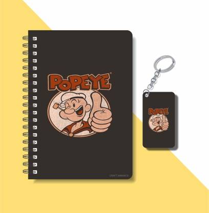 craft maniacs POPEYE 2023 COLLECTION A5 Notebook RULED 160 Pages
