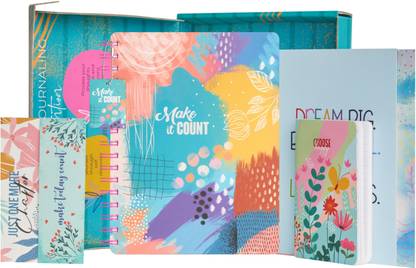 Doodle Happiness Journal Make it count B5 Planner/Organizer Single Ruled 268 Pages