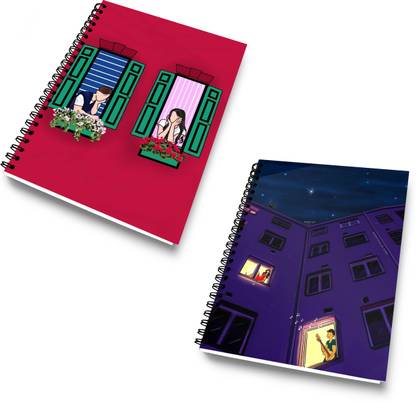 DI-KRAFT Diary Combo Pack | Printed Diary combo Pack | BTS New Collection A5 Diary Unruled 120 Pages
