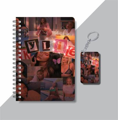 craft maniacs KYLIE JENNER DIARY & KEYCHAIN A5 Diary RULED 120 Pages