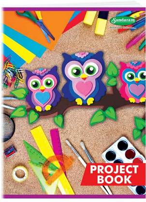 SUNDARAM Project book unleash your creativity A4 Note Book RULED PAGES 32 Pages