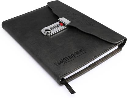 Stargood Innovation Lock Diary A5 Diary Single Ruled 162 Pages
