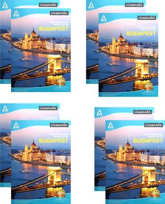 Classmate Unruled Notebooks, Exercise Book, 140 Pages, 29.7x21 CM, Soft cover notebook A4 Notebook unruld 140 Pages