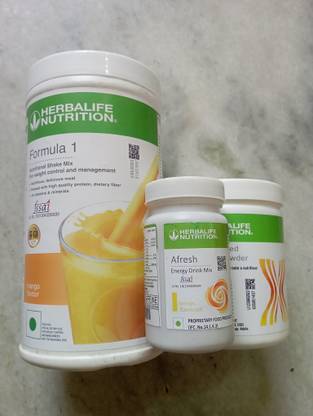 Herbalife Nutrition F1 SHAKE MANGO FLAVOUR, PROTIEN POWDER AND LEMON AFRESH mango, soy, lemon Powder