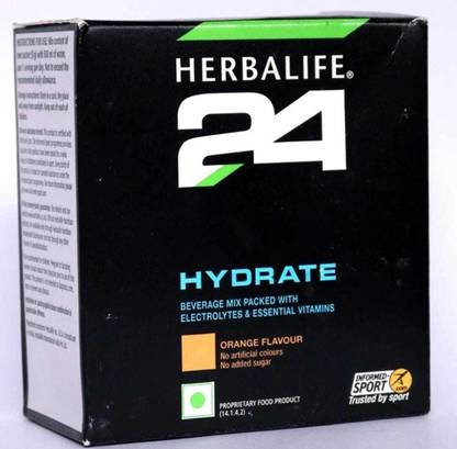 HERBALIFE H24 Hydrate Drink Orange Flavor Energy Drink (100 g, Orange Flavored) Unflavered Powder