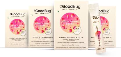 The Good Bug Good Down There For Vaginal Health & Intimate Care Cranberry Flavoured Powder
