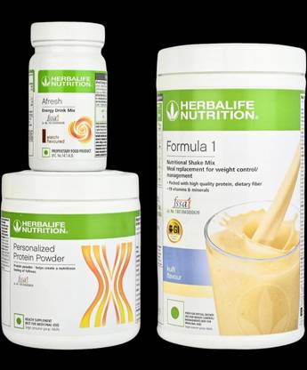 Herbalife Nutrition FORMULA 1 SHAKE KULFI-PROTEIN POWDER 200GM AND ENERGY DRINK ELICHI AFRESH KULFI, ELICHI Powder