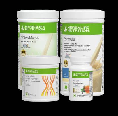 Herbalife Nutrition FORMULA 1 SHAKE KULFI--PROTEIN POWDER 200GM,AFRESH TULSI AND SHAKEMATE COMBO KULFI, TULSI Powder