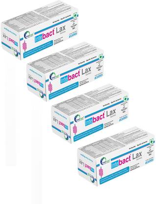 Dr. Morepen INTEBACT LAX| Probiotic Supplement for Gut Health - 4 Sachets Unflavoured Powder