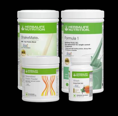 Herbalife Nutrition FORMULA 1 SHAKE PAN-PROTEIN POWDER 200GM,AFRESH TULSI AND SHAKEMATE COMBO PAN, TULSI Powder